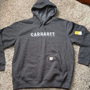 Carhartt Men's Charcoal Hoodie